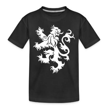 Symbole · Fantasie · Heraldry · Formen - Kinder Premium Bio T-Shirt - Schwarz - Vorne
