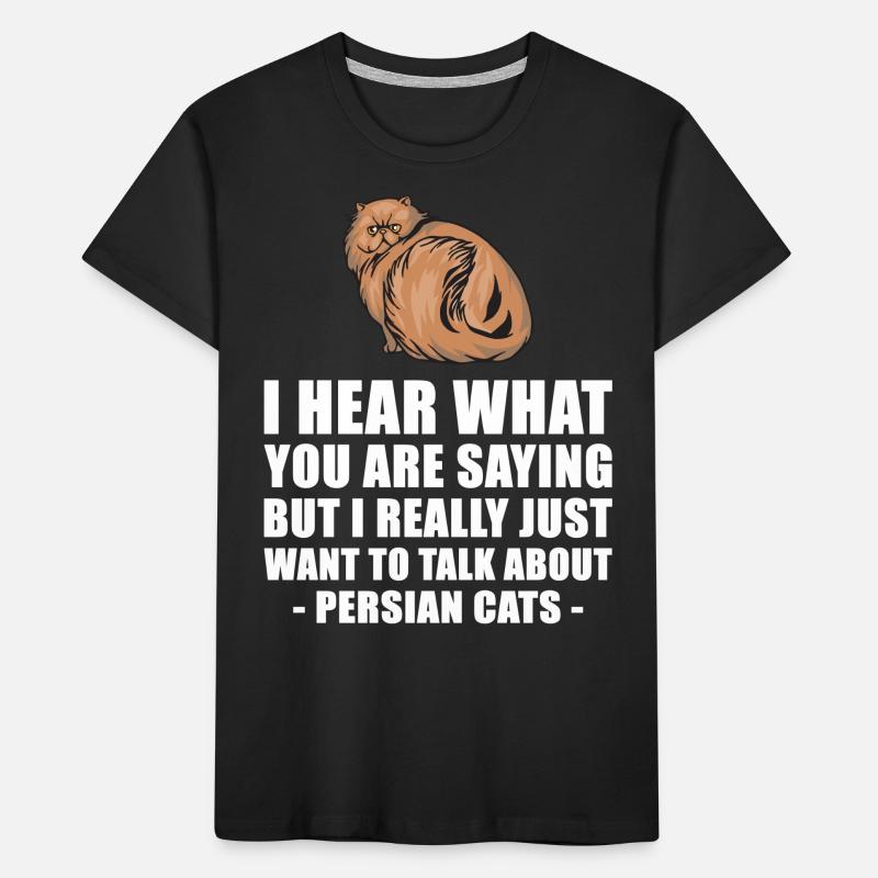 Chat persan mignon cadeau T-shirt bio Premium Enfant