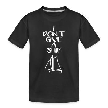 Je ne t Giva un navire de croisière T-shirt - T-shirt bio Premium Enfant - noir - Devant