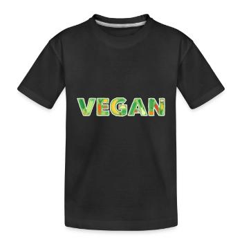 Vegan - T-shirt bio Premium Enfant - noir - Devant