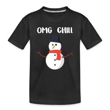 OMG Chill cadeau pour Chill People - T-shirt bio Premium Enfant - noir - Devant