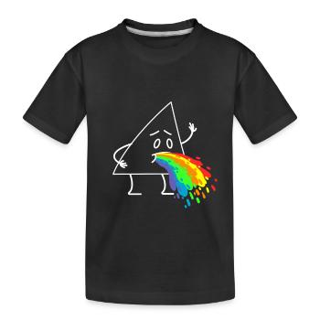 drôle cadeau hipster - T-shirt bio Premium Enfant - noir - Devant