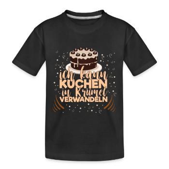 Gâteau cadeau chemise pour les amateurs - bonbons - T-shirt bio Premium Enfant - noir - Devant