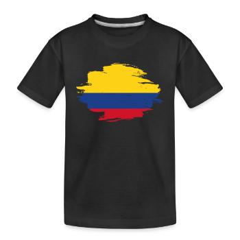 drapeau indigène, l'origine aiment la Colombie png - T-shirt bio Premium Enfant - noir - Devant