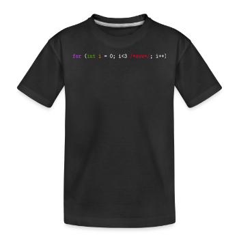 Les programmeurs, logiciels, informatique, développeur - T-shirt bio Premium Enfant - noir - Devant