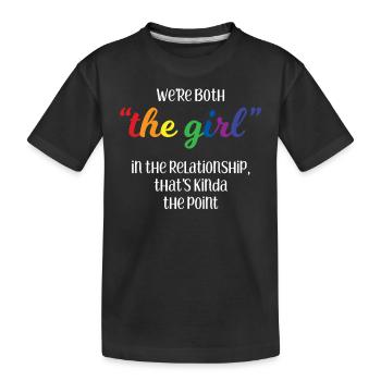Gay - Lesben - Homosexuell - Gay Pride - Geschenk - Kinder Premium Bio T-Shirt - Schwarz - Vorne