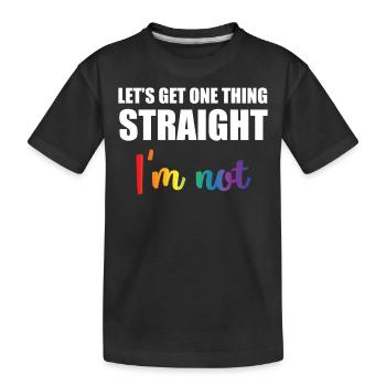 Gay - Homosexuell - Gay Pride - Geschenk - Pride - Kinder Premium Bio T-Shirt - Schwarz - Vorne