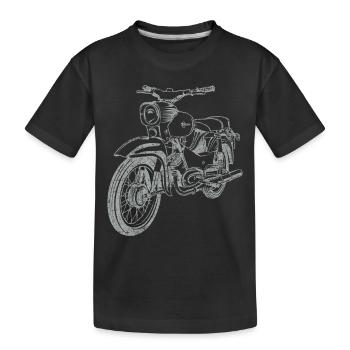 Simson Star Line Vintage Silhouette - T-shirt bio Premium Enfant - noir - Devant