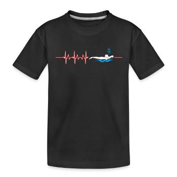 Nageur nageur - T-shirt bio Premium Enfant - noir - Devant