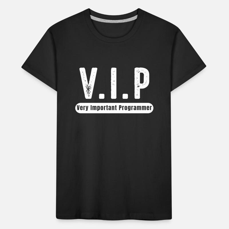 VIP Programmierer Geschenk Programmiererin Kinder Premium Bio T-Shirt