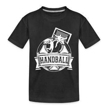 Handball cadeau de handball Handball - T-shirt bio Premium Enfant - noir - Devant