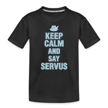 drôle de Bavière! Bayern Hat cadeau - T-shirt bio Premium Enfant - noir - Devant