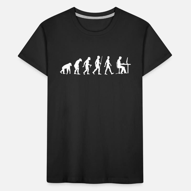 Programmer Evolution Computer Scientist Developer Kids' Premium Organic T-Shirt