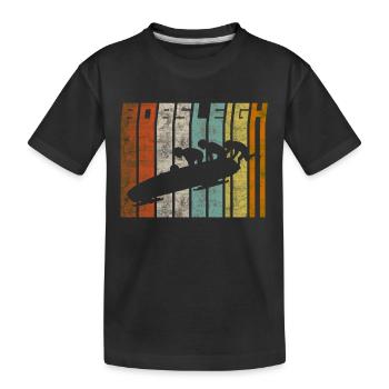 Bob Bobsleigh rétro Bob - T-shirt bio Premium Enfant - noir - Devant