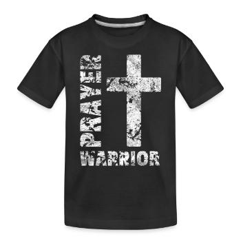 Cadeau Jésus-Christ Chrétien Religion - T-shirt bio Premium Enfant - noir - Devant