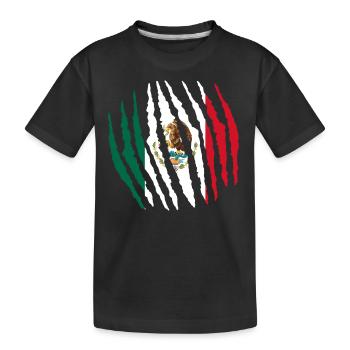 Claw Klaue Heimat Herkunft Mexiko png - Kinder Premium Bio T-Shirt - Schwarz - Vorne