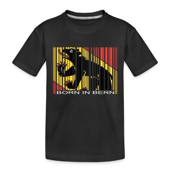 Né à Berne Suisse Suisse Né dans le don - T-shirt bio Premium Enfant - noir - Devant