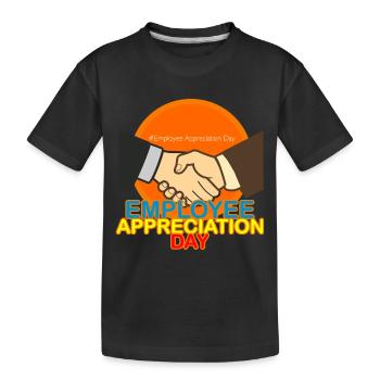 Appreciation day of the employees - Kids' Premium Organic T-Shirt - black - Front