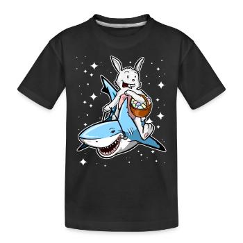 Galactic Easter! - Kids' Premium Organic T-Shirt - black - Front