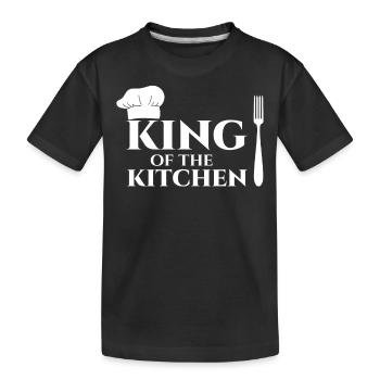 Cuisinier - cuisinier - cuisinier - cadeau - chef - T-shirt bio Premium Enfant - noir - Devant