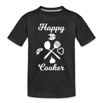 Cuisinier - cuisinier - cuisinier - cadeau - chef - T-shirt bio Premium Enfant - noir - Devant