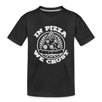 Dans Pizza We Crust - T-shirt bio Premium Enfant - noir - Devant