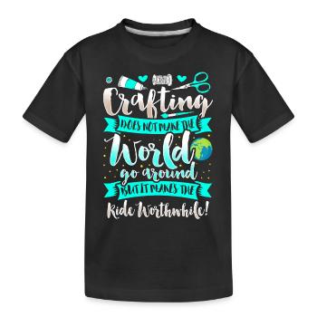 Artisanat - Artisanat Arts Éducation Loisirs - T-shirt bio Premium Enfant - noir - Devant