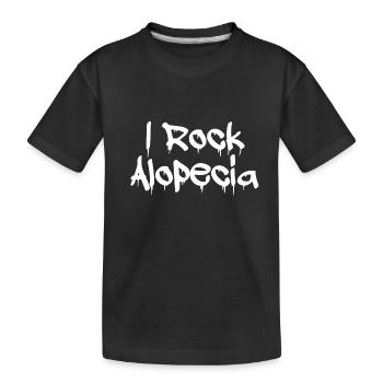 I rock Alopecia - T-shirt bio Premium Enfant - noir - Devant