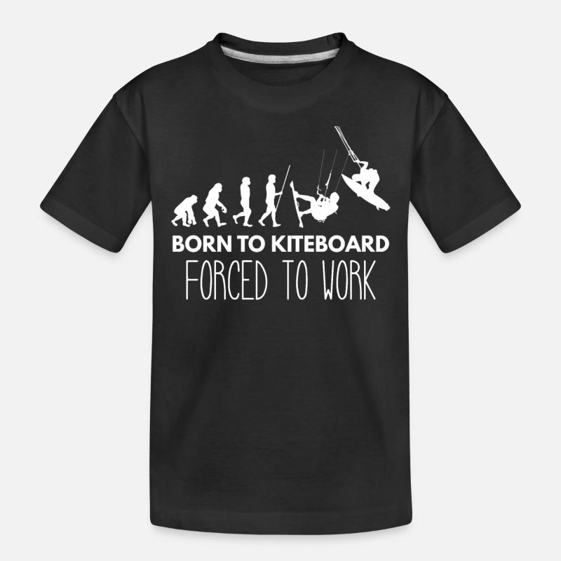 Kitesurf - Kitesurf - Kitesurf - Évolution - T-shirt bio Premium Enfant - noir