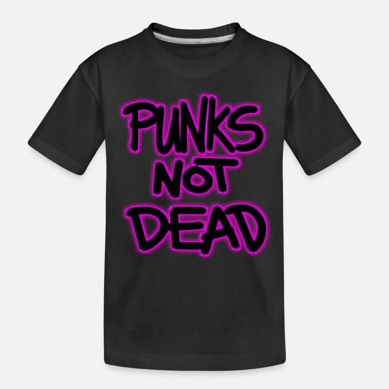 punks pas mort - T-shirt bio Premium Enfant - noir