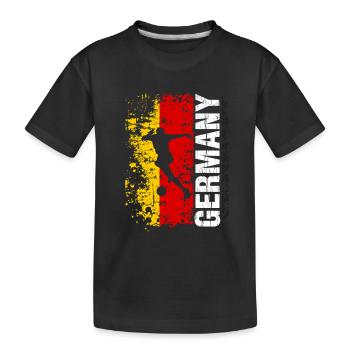 Équipe nationale de football d'Allemagne - cadeau - T-shirt bio Premium Enfant - noir - Devant