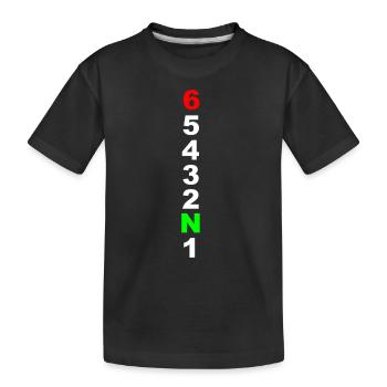 Motorrad - Kinder Premium Bio T-Shirt - Schwarz - Vorne