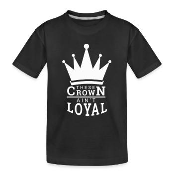 La Couronne - T-shirt bio Premium Enfant - noir - Devant