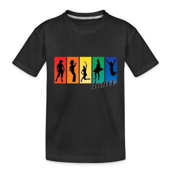 danse - T-shirt bio Premium Enfant - noir - Devant