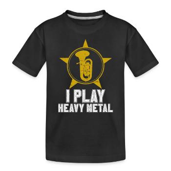 tuba - T-shirt bio Premium Enfant - noir - Devant