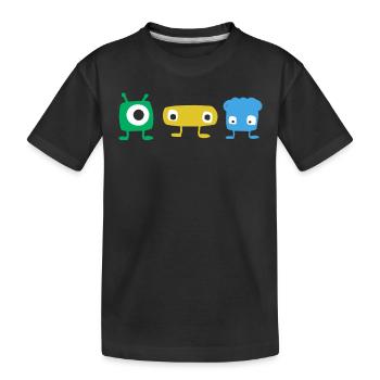 monstre - T-shirt bio Premium Enfant - noir - Devant