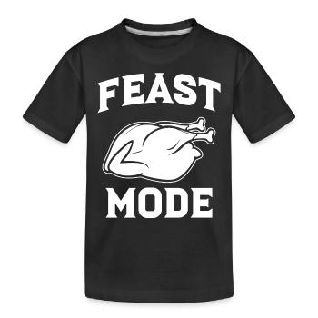 Festmodus - Kinder Premium Bio T-Shirt - Schwarz - Vorne