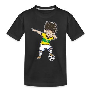  Brésil Don Dab - T-shirt bio Premium Enfant - noir - Devant