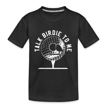 golf - T-shirt bio Premium Enfant - noir - Devant