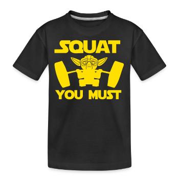 Fitness Gym - T-shirt bio Premium Enfant - noir - Devant