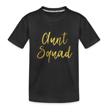 Tante Squad Shirt Tante cadeau - T-shirt bio Premium Enfant - noir - Devant