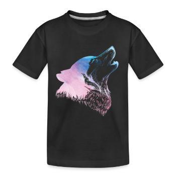 Husky - T-shirt bio Premium Enfant - noir - Devant