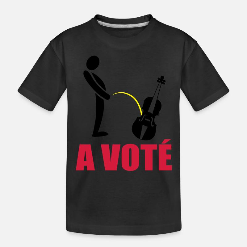 A voté - T-shirt bio Premium Enfant - noir