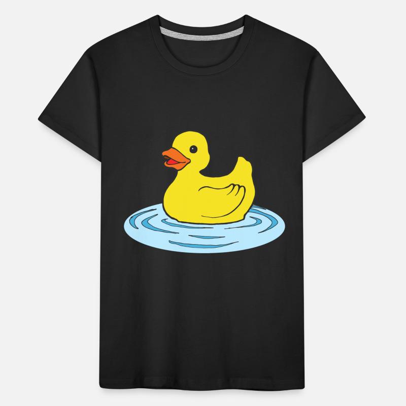 Bathing Duck Squeaky Duck Bath Bathing Kids' Premium Organic T-Shirt