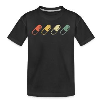 Médecine en détresse - Design Vintage - T-shirt bio Premium Enfant - noir - Devant