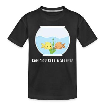 Poisson - Titulaire de poisson - Aquarist - Funny - Lol - T-shirt bio Premium Enfant - noir - Devant