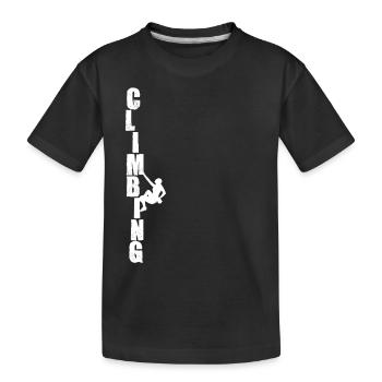 montée - T-shirt bio Premium Enfant - noir - Devant