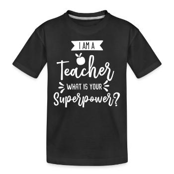 Enseignant Don Education Enseignant Sayings School - T-shirt bio Premium Enfant - noir - Devant