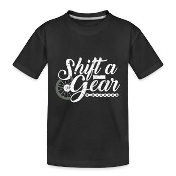 Moto disant Cross Racer sortie - T-shirt bio Premium Enfant - noir - Devant