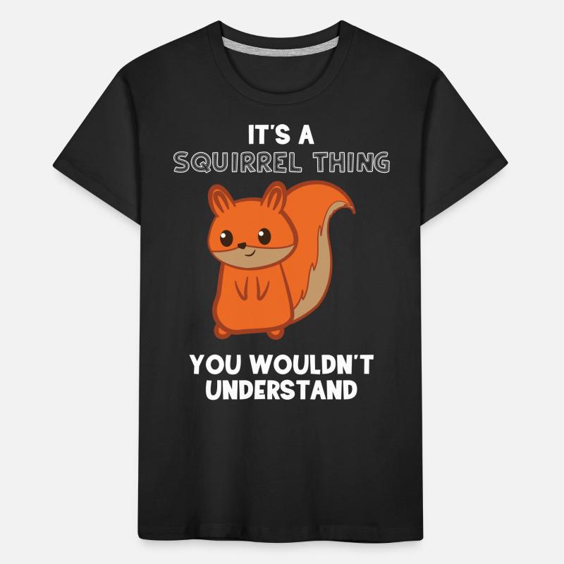 Eichhörnchen - Eichhörnchenfan - Eichkätzchen Kinder Premium Bio T-Shirt